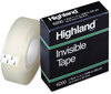 A Picture of product MMM-6200341296 Highland™ Invisible Permanent Mending Tape 1" Core, 0.75" x 36 yds, Clear