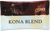 A Picture of product PCO-23002 Day to Day Coffee® 100% Pure Coffee,  Kona Blend, 1.5 oz Pack, 42 Packs/Carton