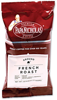 PapaNicholas® Premium Coffee,  French Roast, 18/Carton
