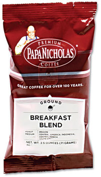 PapaNicholas® Premium Coffee,  Breakfast Blend, 18/Carton