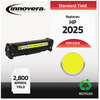 A Picture of product IVR-C532A Innovera® C533A, C532A, C531A, C530A Toner Remanufactured Yellow Replacement for 304A (CC532A), 2,800 Page-Yield