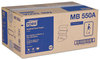 A Picture of product SCA-MB550A Tork® Folded Paper Towels,  White, 9 1/2 x 9 1/8, 1-Ply, 250/Pack, 16 Packs/Carton