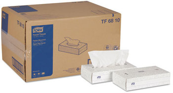 Tork® Advanced Facial Tissue Flat Box,  2-Ply Facial Tissue, White, 100/Box, 30 Boxes/Carton