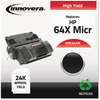 A Picture of product IVR-C64XM Innovera® C64XM MICR Toner Remanufactured Black High-Yield Replacement for 64XM (CC364XM), 24,000 Page-Yield, Ships in 1-3 Business Days