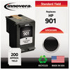 A Picture of product IVR-C653AN Innovera® C653AN, 654AN, C656AN Inkjet Cartridge Remanufactured Black Ink, Replacement for 901 (CC653AN), 200 Page-Yield, Ships in 1-3 Business Days