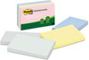 A Picture of product MMM-655RPA Post-it® Greener Notes Original Recycled Note Pads 3" x 5", Sweet Sprinkles Collection Colors, 100 Sheets/Pad, 5 Pads/Pack