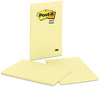 A Picture of product MMM-663YW Post-it® Notes Original Pads in Canary Yellow Note Ruled, 5" x 8", 50 Sheets/Pad, 2 Pads/Pack