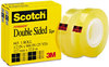 A Picture of product MMM-6652P1236 Scotch® Double-Sided Tape 3" Core, 0.5" x 36 yds, Clear, 2/Pack