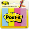 A Picture of product MMM-67010AB Post-it® Page Markers Flag Assorted Bright Colors, 50 Sheets/Pad, 10 Pads/Pack