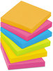 A Picture of product MMM-6756SSUC Post-it® Notes Super Sticky Pads in Energy Boost Colors Collection Note Ruled, 4" x 90 Sheets/Pad, 6 Pads/Pack
