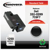 A Picture of product IVR-D1660B Innovera® D1660B, D1660C, D1660M, D1660Y Toner Remanufactured Black Replacement for 332-0399, 1,250 Page-Yield