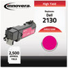 A Picture of product IVR-D2130M Innovera® D2130Y, D2130M, D2130C, D2130B Toner Remanufactured Magenta High-Yield Replacement for 330-1433, 2,500 Page-Yield