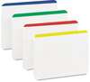 A Picture of product MMM-686F1 Post-It® Tabs Lined 1/5-Cut, Assorted Colors, 2" Wide, 24/Pack