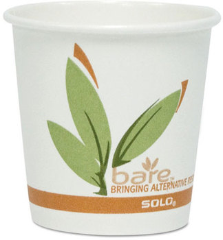 SOLO® Bare® Eco-Forward® Recycled Content PCF Hot Cups. 12 oz. 1,000 count.