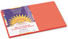 A Picture of product PAC-6607 SunWorks® Construction Paper,  58 lbs., 12 x 18, Orange, 50 Sheets/Pack