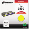 A Picture of product IVR-D3130Y Innovera® D3130B, D3130C, D3130M, D3130Y Toner Cartridge Remanufactured Yellow High-Yield Replacement for 330-1204, 9,000 Page-Yield