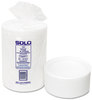 A Picture of product SCC-FSF9 SOLO® Cup Company Basix® Foam Dinnerware,  9" dia, White, 125/Pack, 500/Carton