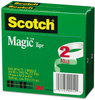 A Picture of product MMM-8102P3472 Scotch® Magic™ Tape Refill 3" Core, 0.75" x 72 yds, Clear, 2/Pack