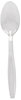 A Picture of product SCC-GDC7TS SOLO® Guildware® Extra Heavy Weight Polystyrene Cutlery Teaspoons. 6.1 in. Clear. 1000 count.