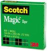 A Picture of product MMM-810342592 Scotch® Magic™ Tape Refill 3" Core, 0.75" x 72 yds, Clear