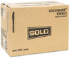 A Picture of product SCC-GDR6KN SOLO® Cup Company Guildware® Extra Heavyweight Plastic Cutlery,  Black, 1000/Carton