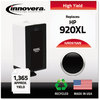 A Picture of product IVR-D975ANC Innovera® D975AN, D974AN, D973AN, D972AN Ink Remanufactured Black High-Yield Replacement for 920XL (CD975AN), 1,200 Page-Yield