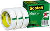 A Picture of product MMM-810723 Scotch® Magic™ Tape Refill 3" Core, 1" x 72 yds, Clear, 3/Pack