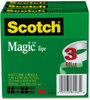 A Picture of product MMM-810723 Scotch® Magic™ Tape Refill 3" Core, 1" x 72 yds, Clear, 3/Pack