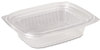 A Picture of product PCT-0CI86008 Pactiv Showcase® Deli Containers and Lids,  8 oz, Clear, 5.9 x 4.9 x 1 3/8, 252/Carton