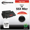 A Picture of product IVR-E255XM Innovera® E255XM Toner Remanufactured Black High-Yield MICR Replacement for 55XM (CE255XM), 12,500 Page-Yield, Ships in 1-3 Business Days