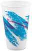 A Picture of product SCC-R12NJ SOLO® Cup Company Jazz® Rolled Rim Waxed Paper Cold Cups. 12 oz. 2000 count.
