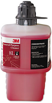 3M™ General Purpose Cleaner Concentrate 8L, Gray Cap, 2 Liter, 6/Case