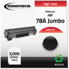 A Picture of product IVR-E278J Innovera® E278J Toner Remanufactured Black Extended-Yield Replacement for 78A (CE278AJ), 3,100 Page-Yield