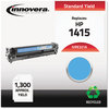 A Picture of product IVR-E321A Innovera® E320A, E321A, E322A, E323A Toner Cartridge Remanufactured Cyan Replacement for 128A (CE321A), 1,300 Page-Yield, Ships in 1-3 Business Days