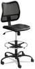 A Picture of product SAF-3395BV Safco® Vue™ Series Mesh Extended-Height Chair Supports Up to 250 lb, 23" 33" Seat Height, Black Vinyl Base