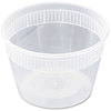 A Picture of product 329-721 Pactiv DELItainer® Microwavable Container Combo,  Clear, 16 oz, 2 x 2 x 2, 240/Carton