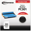 A Picture of product IVR-PC301 Innovera® PC301 Thermal Print Cartridge Ribbon,  Remanufactured, PC301 Thermal Transfer, 250 Page-Yield, Black