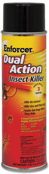 Enforcer® Dual Action Insect Killer,  For Flying/Crawling Insects, 17 oz Aerosol