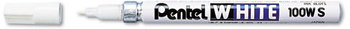 Pentel® White Permanent Marker,  Fine Point, White