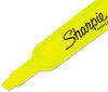 A Picture of product SAN-25025 Sharpie® Tank Style Highlighters,  Chisel Tip, Fluorescent Yellow, Dozen