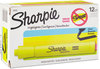A Picture of product SAN-25025 Sharpie® Tank Style Highlighters,  Chisel Tip, Fluorescent Yellow, Dozen