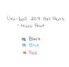 A Picture of product SAN-61256 uni-ball® Signo 207™ Retractable Gel Pen,  Blue Ink, Micro Fine, Dozen
