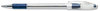 A Picture of product PEN-BK91C Pentel® R.S.V.P.® Stick Ballpoint Pen,  1mm, Trans Barrel, Blue Ink, Dozen