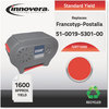 A Picture of product IVR-T1000 Innovera® T1000 Postage Ink, 1600 Page-Yield, Red