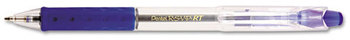 Pentel® R.S.V.P.® RT Retractable Ballpoint Pen,  1mm, Clear Barrel, Blue Ink, Dozen
