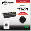 A Picture of product IVR-T654X11A Innovera® T654X21A Toner Remanufactured Black Replacement for T654X11A, 36,000 Page-Yield, Ships in 1-3 Business Days