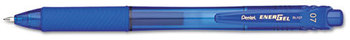Pentel® EnerGel-X® Retractable Roller Gel Pen,  .7mm, Blue Barrel/Ink, Dozen