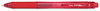 A Picture of product PEN-BL110B Pentel® EnerGel-X® Retractable Roller Gel Pen,  1mm, Trans Red Barrel, Red Ink, Dozen