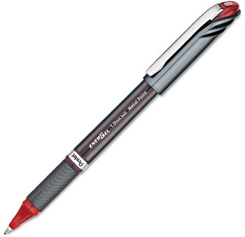 Pentel® EnerGel® NV Liquid Gel Pen,  1mm, Red Barrel, Red Ink