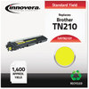 A Picture of product IVR-TN210Y Innovera® TN210BK,TN210C, TN210M, TN210Y Toner Remanufactured Yellow Replacement for 1,400 Page-Yield